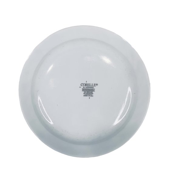 Corelle Set of 4 Chutney Salad Dessert Bread Plates Swirl Fruit Border 7.25" - Picture 6 of 12